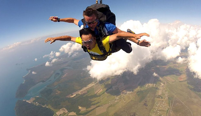 [高空跳伞]全景照片