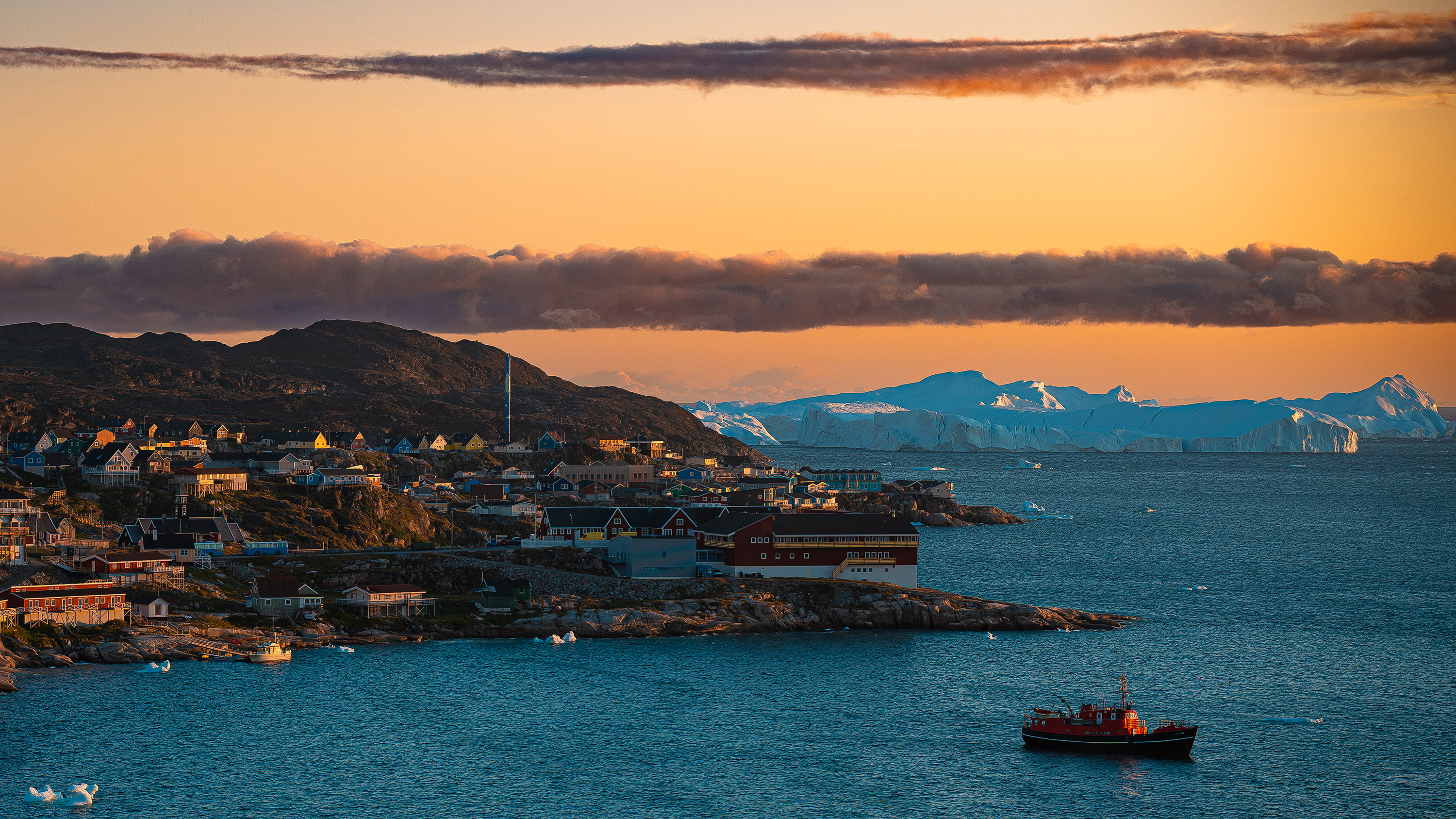 [伊卢利萨特小镇]全景照片