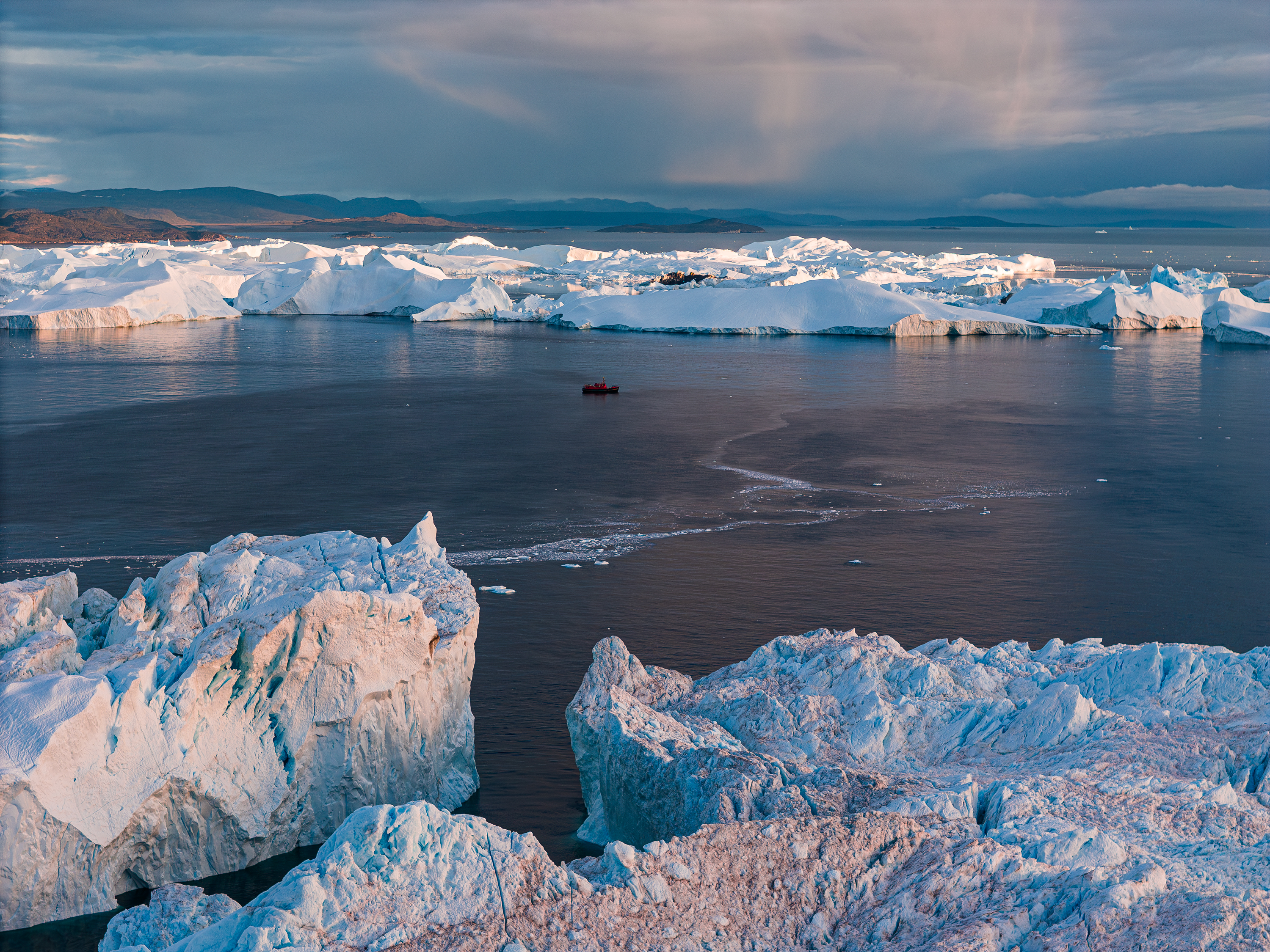[伊卢利萨特冰峡湾]全景照片