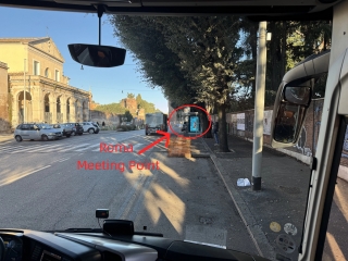 羅馬鬥獸場旅遊大巴專用停車點