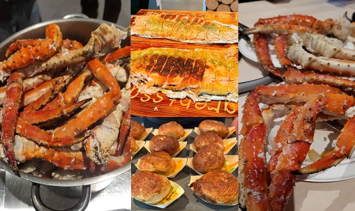 [帝王蟹午餐]全景照片