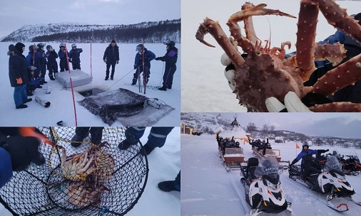 [帝王蟹冰洞]全景照片